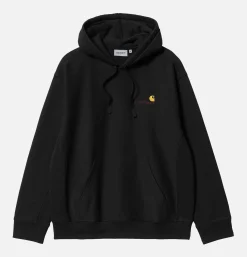 CARHARTT WIP Sweats & Polaires<Hooded American Script Black