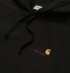 CARHARTT WIP Sweats & Polaires<Hooded American Script Black