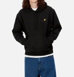 CARHARTT WIP Sweats & Polaires<Hooded American Script Black