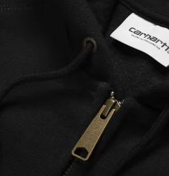 CARHARTT WIP Sweats & Polaires<Hooded Chase Jacket Black
