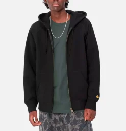 CARHARTT WIP Sweats & Polaires<Hooded Chase Jacket Black
