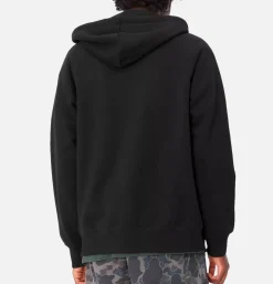 CARHARTT WIP Sweats & Polaires<Hooded Chase Jacket Black