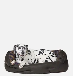 BARBOUR Maison<35in Luxury Dog Bed Tartan