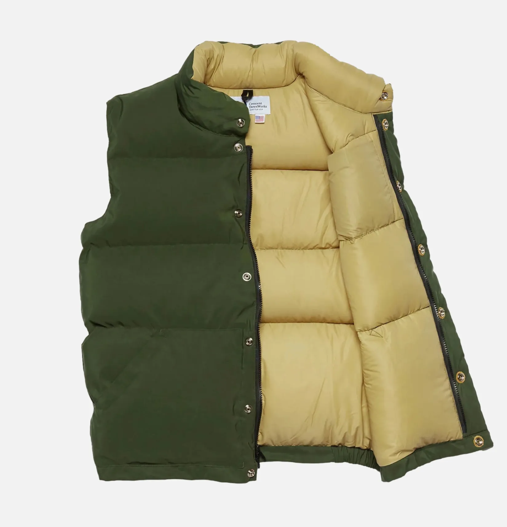 CRESCENT DOWN WORKS Blousons & Manteaux<Italian Down Vest Olive
