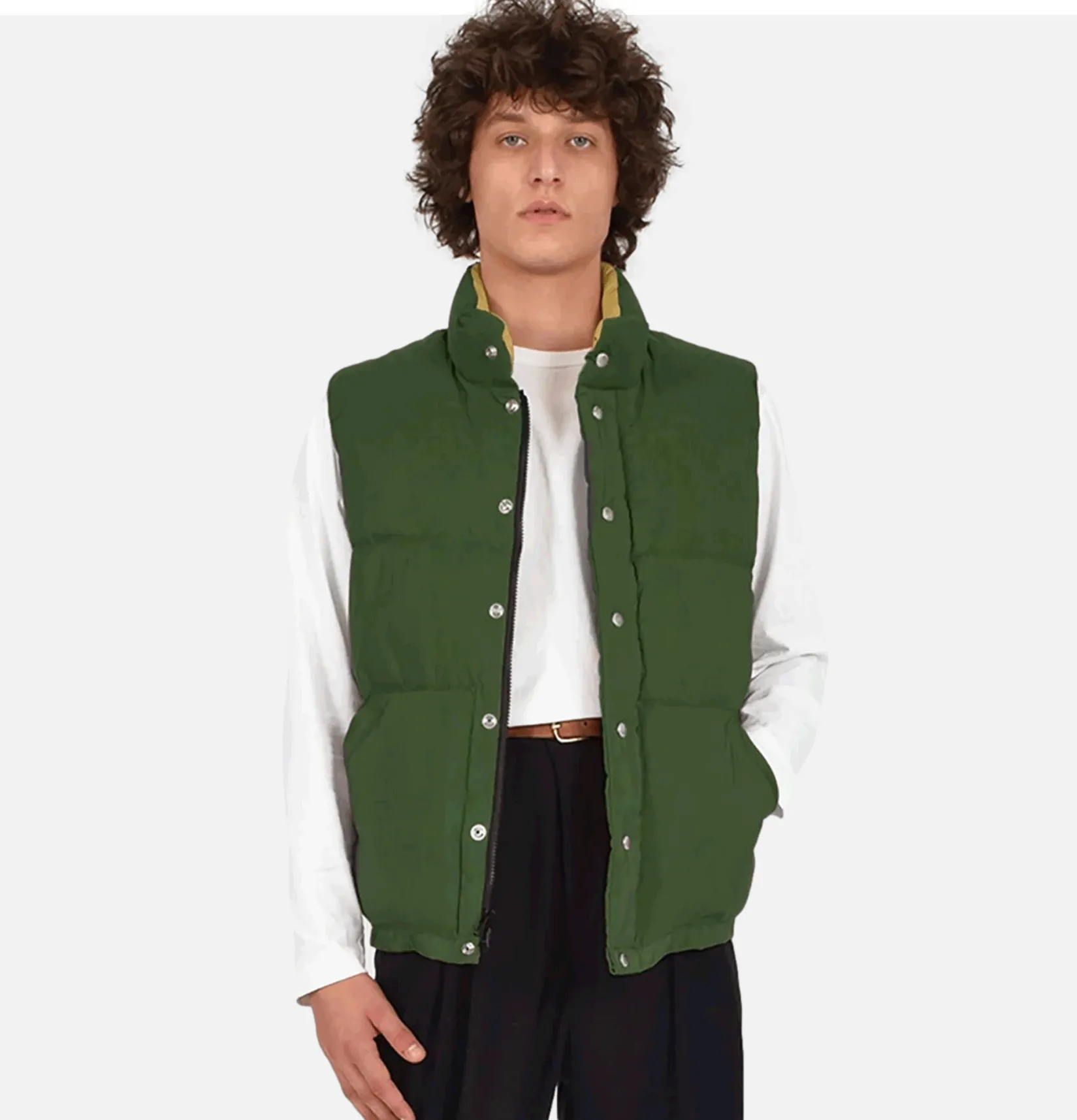 CRESCENT DOWN WORKS Blousons & Manteaux<Italian Down Vest Olive