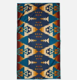 PENDLETON Maison<Jacquard Spa Towel Siskiyou Brown