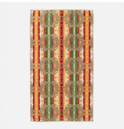 PENDLETON Maison<Jacquard Towel Chief Joseph Khaki