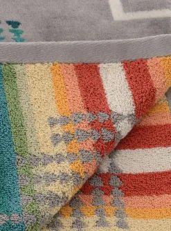 PENDLETON Maison<Jacquard Towel Chief Joseph Grey