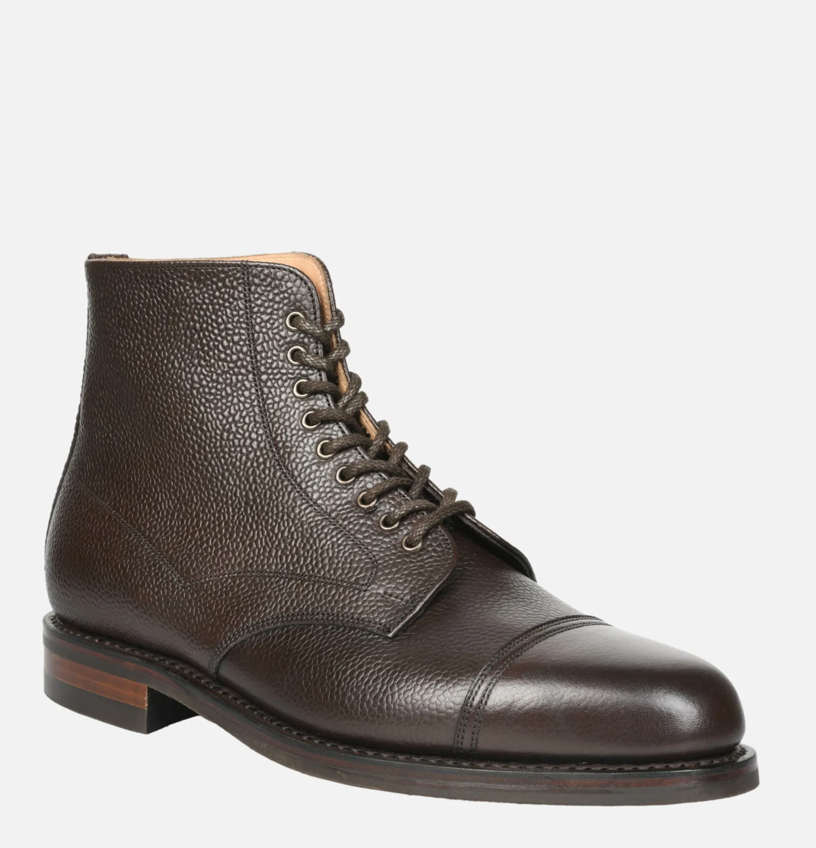 Homme JOSEPH CHEANEY Bottes<Jarrow Iii Walnut Grain Marron