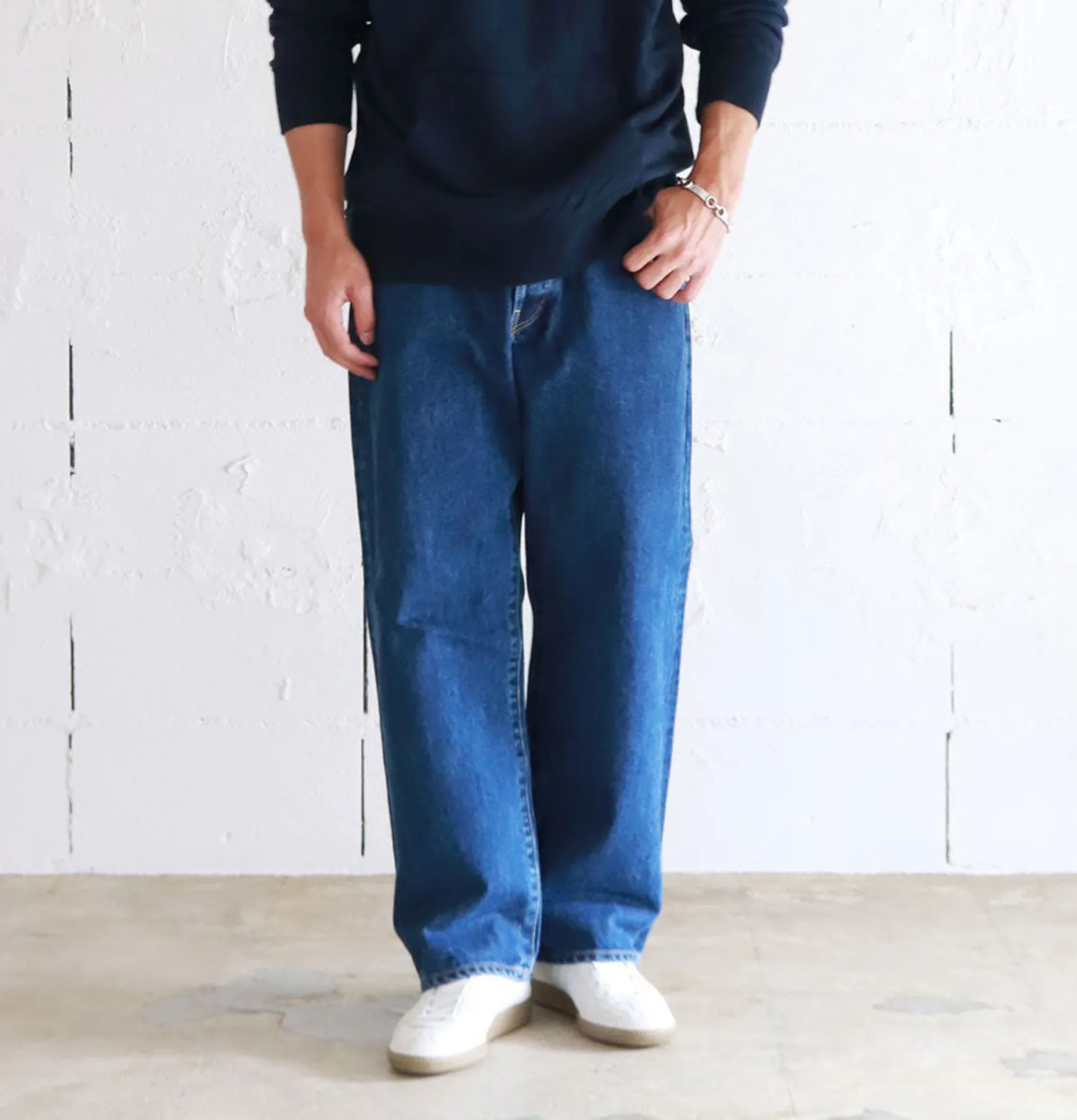 HATSKI Jeans<Jean 22003 Wide Used Blue