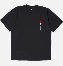 EDWIN T-shirts<Kamifuji Tee Black