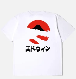 EDWIN T-shirts<Kamifuji T-shirt  White