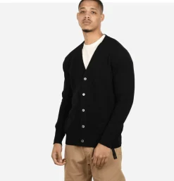 WILLIAM LOCKIE Pulls & Cardigans<Lambswool Cardigan Black