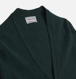 WILLIAM LOCKIE Pulls & Cardigans<Lambswool Cardigan Green Astra