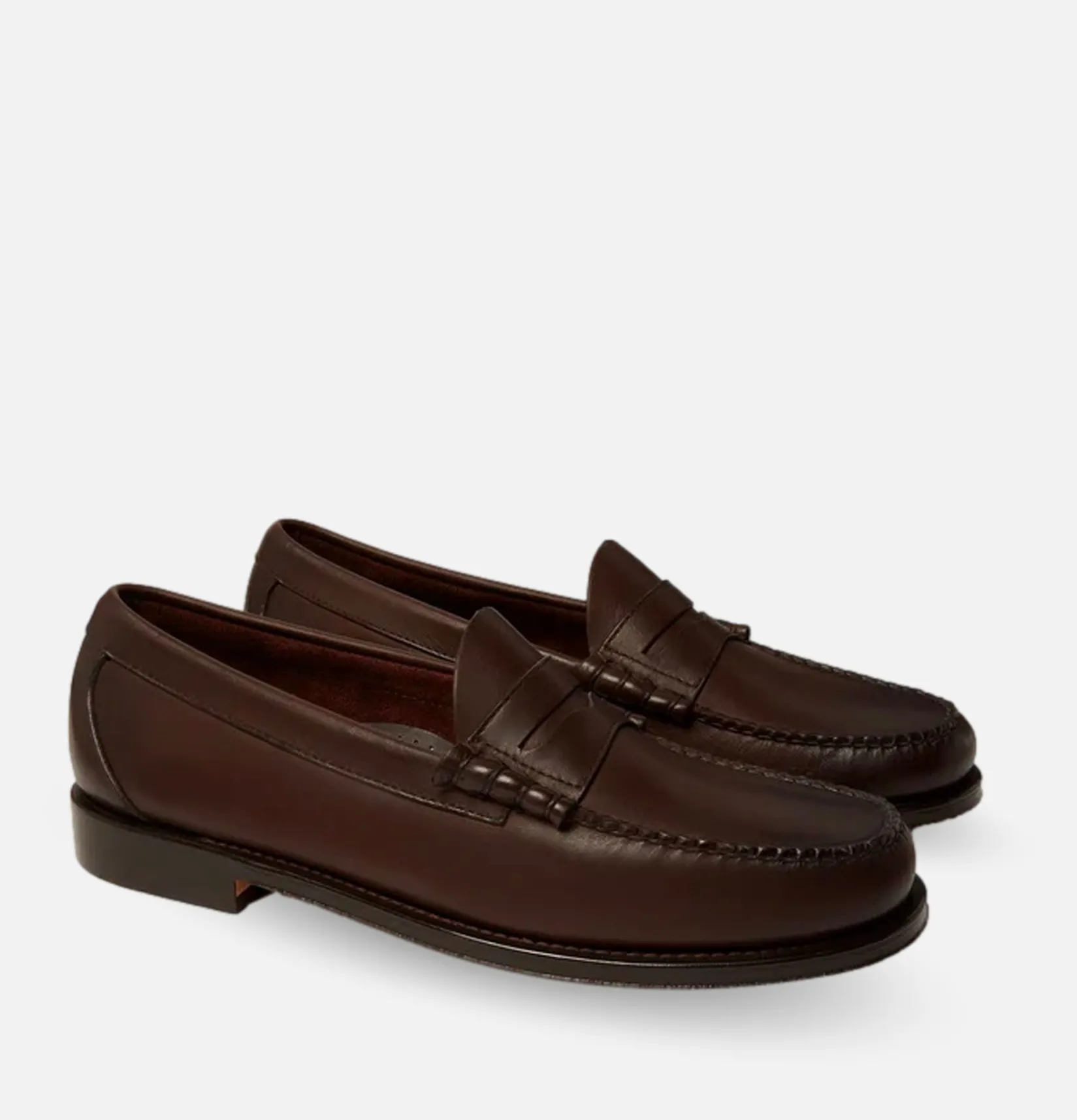 Homme G.H. BASS Mocassins<Larson Penny Loafers Soft Chocolate Leather