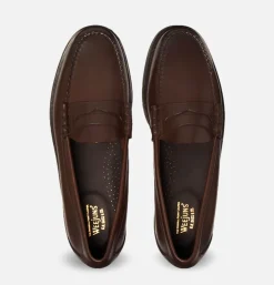 Homme G.H. BASS Mocassins<Larson Penny Loafers Soft Chocolate Leather