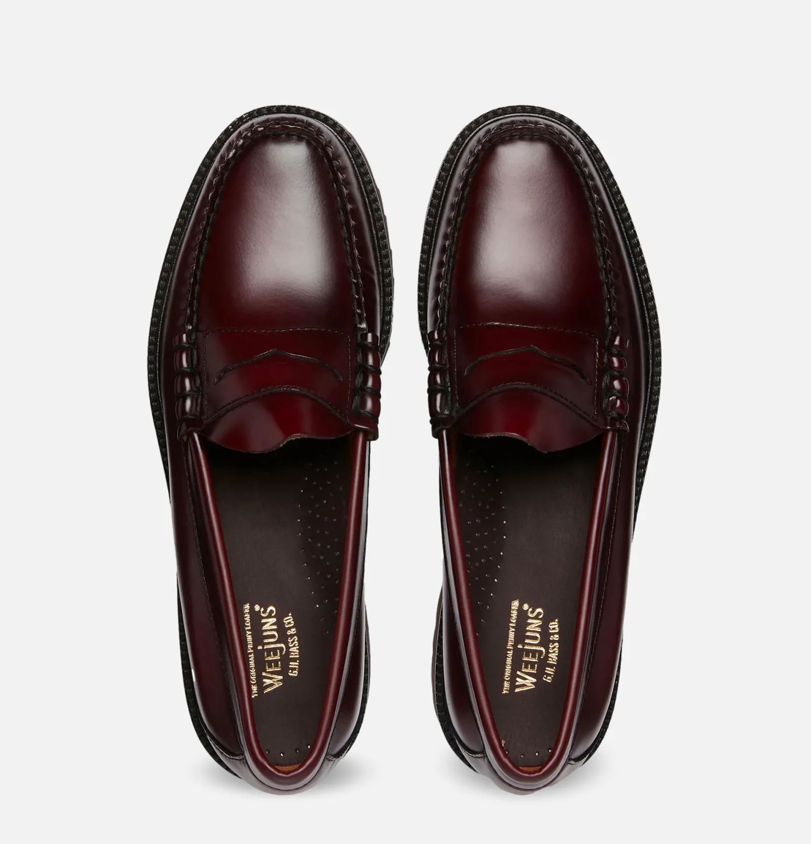 Homme G.H. BASS Mocassins<Larson 90's Penny Loafer Wine