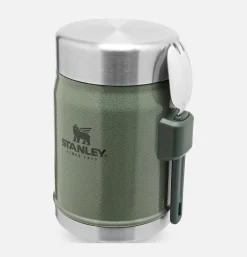 STANLEY 1913 Outdoor<Legendary Food Jar + Spork Hammertone Green