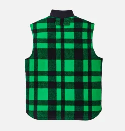 FILSON Vestes|Blousons & Manteaux<Lined Mackinaw Wool Vest Green
