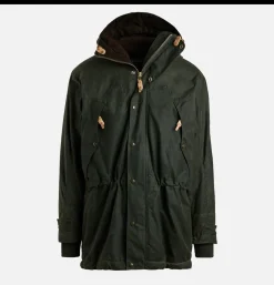 MANIFATTURA CECCARELLI Blousons & Manteaux<Long Moutain Parka Wax Green