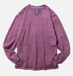 GOOD ON T-shirts<Long Sleeve Crew Tee Azuki