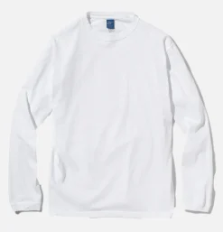 GOOD ON T-shirts<Ls Crew Tee White