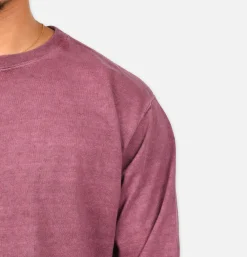 GOOD ON T-shirts<LS Heavy Crew Tee Azuki