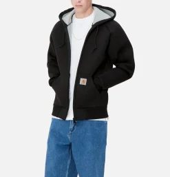CARHARTT WIP Sweats & Polaires<Lux Hooded Jacket Black