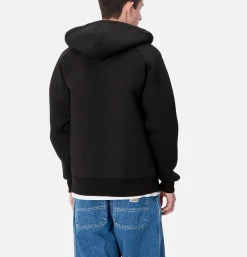 CARHARTT WIP Sweats & Polaires<Lux Hooded Jacket Black
