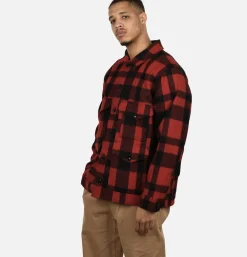 FILSON Blousons & Manteaux<Mackinaw Cruiser Red Black