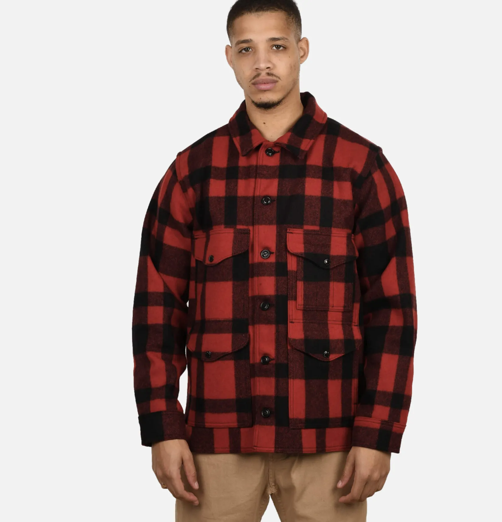 FILSON Blousons & Manteaux<Mackinaw Cruiser Red Black