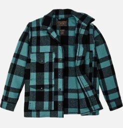 FILSON Vestes<Mackinaw Cruiser Wool Faded Blue