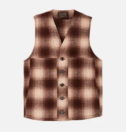 FILSON Vestes<Mackinaw Wool Vest Brown Tan