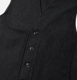FILSON Vestes<Mackinaw Wool Vest Charcoal