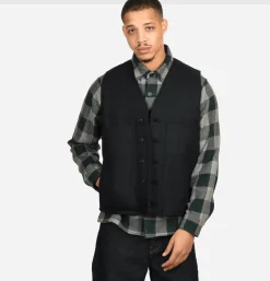 FILSON Vestes<Mackinaw Wool Vest Charcoal