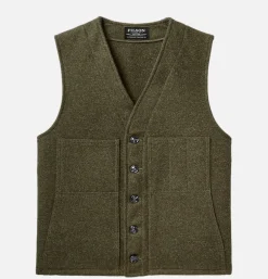 FILSON Vestes<Mackinaw Wool Vest Forest Green