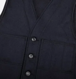 FILSON Vestes|Blousons & Manteaux<Mackinaw Wool Vest Navy