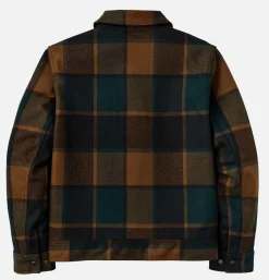 FILSON Blousons & Manteaux<Mackinaw Wool Work Plaid Green