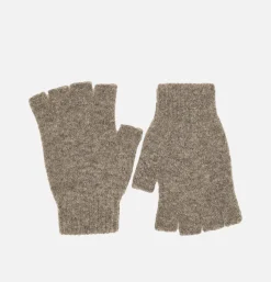 ROBERT MACKIE Gants • Bonnets • Echarpes<Mitten Wool Grey Mix