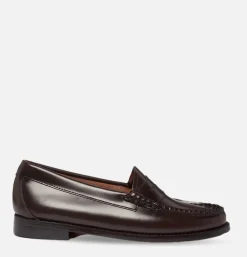 Femme G.H. BASS Chaussures<Mocassin Femme Weejun Chocolate