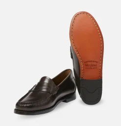 Femme G.H. BASS Chaussures<Mocassin Femme Weejun Chocolate