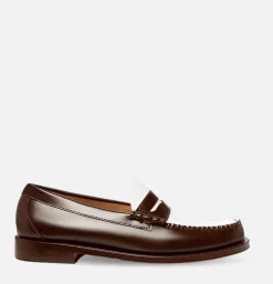 Homme G.H. BASS Mocassins<Mocassin Gh Bass Weejun Brown and White