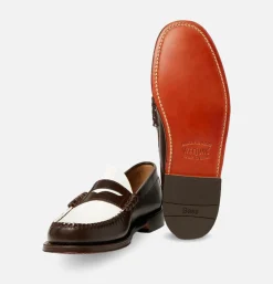 Homme G.H. BASS Mocassins<Mocassin Gh Bass Weejun Brown and White