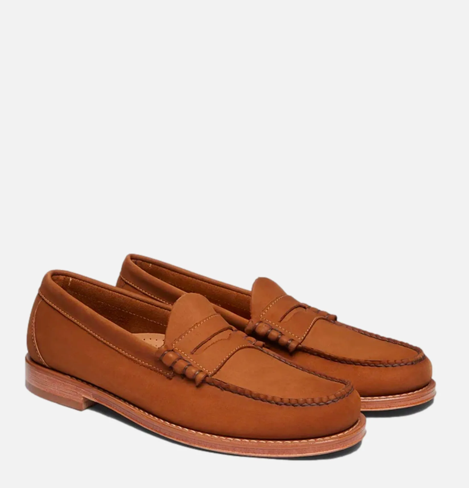 Homme G.H. BASS Mocassins<Mocassin Larson Nubuck Tan
