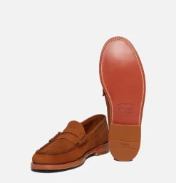 Homme G.H. BASS Mocassins<Mocassin Larson Nubuck Tan