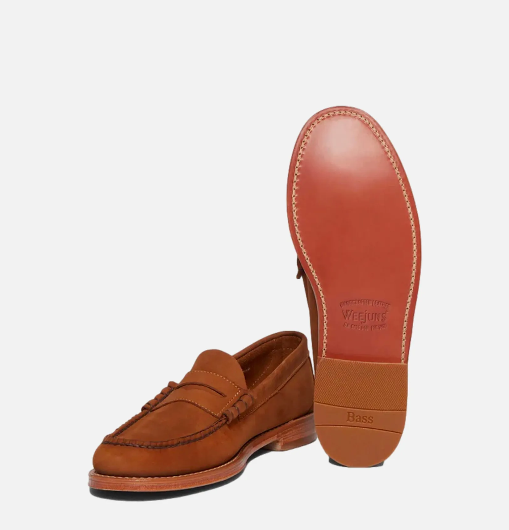 Homme G.H. BASS Mocassins<Mocassin Larson Nubuck Tan