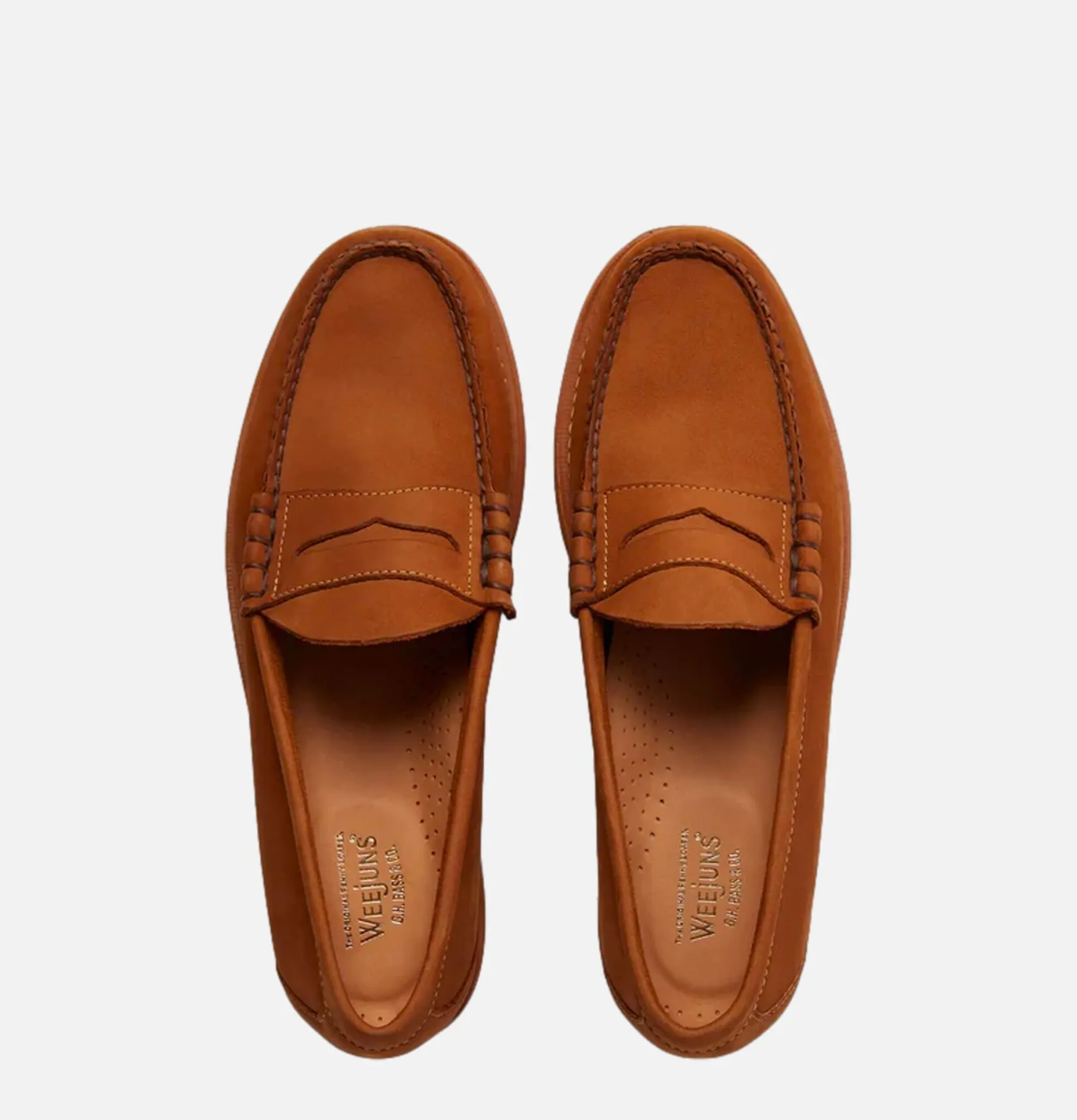 Homme G.H. BASS Mocassins<Mocassin Larson Nubuck Tan