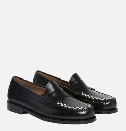 Homme G.H. BASS Mocassins<Mocassin Weejun Weave Black & White