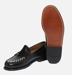 Homme G.H. BASS Mocassins<Mocassin Weejun Weave Black & White