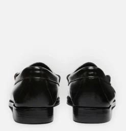 Homme G.H. BASS Mocassins<Mocassin Weejuns Black & White Leather